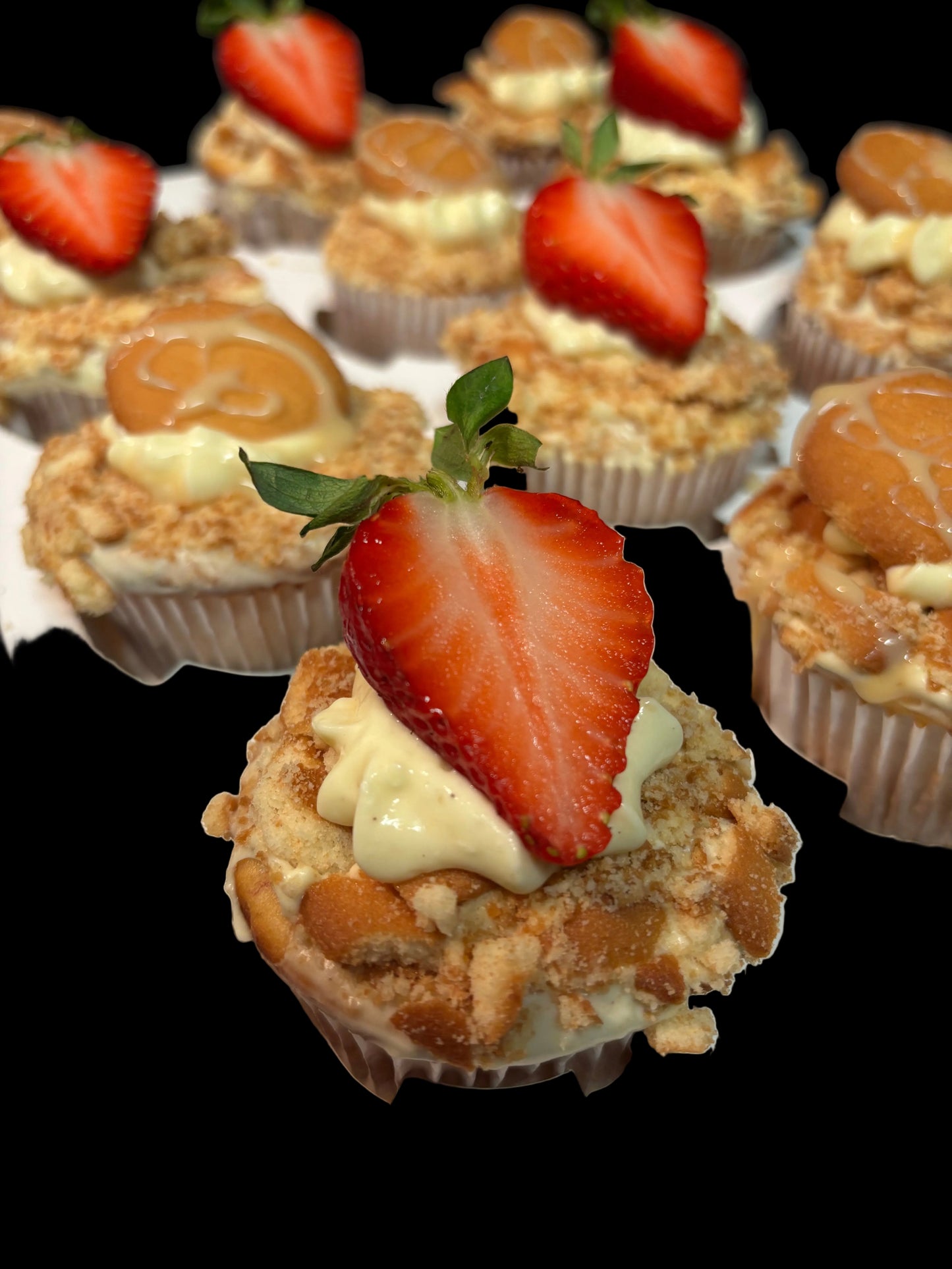 Naughty Nana Cupcakes (Banana Pudding)