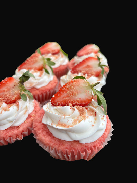 Strawberry Nights Cupcakes
