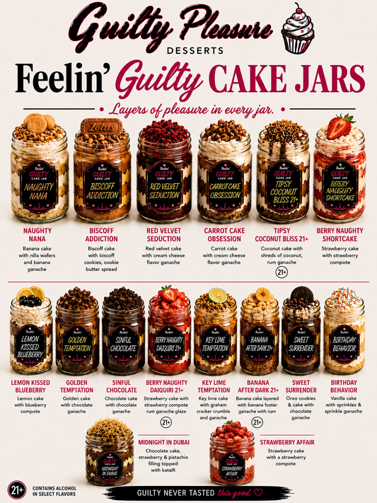 Feelin’ Guilty Cake Jars