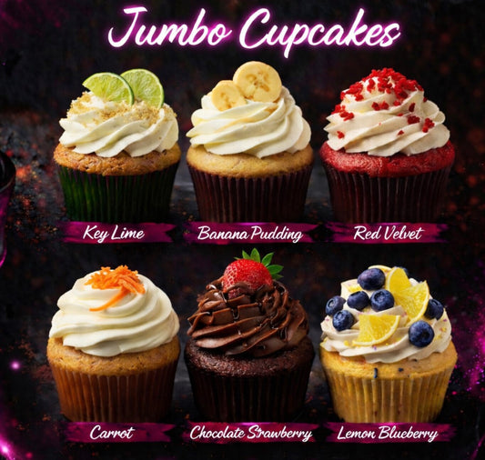 The Flirt Pack Cupcakes (Jumbo Cupcakes)