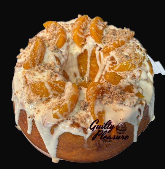Pound Town Peach Cobbler Pound Cake